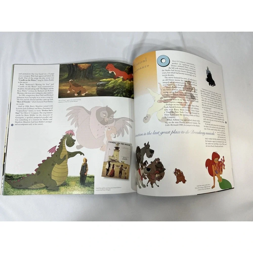 The Music of Disney A Legacy in Song 1992 Walt Disney Records Booklet Book Only